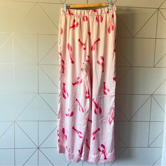 H&M Lobster Print Satin Pajamas - Picture 9 of 13